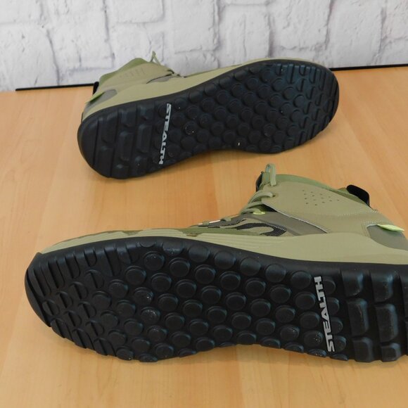 Men's Five Ten 5.10 Trailcross Mid Pro Flat Shoes Green Black GY5121 Size 10 - Picture 8 of 9